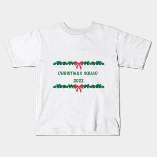 Matching Christmas Squad 2022 Kids T-Shirt